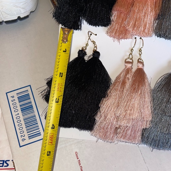 Tassel Earrings Cool Earrings Dangle Earrings - Picture 11 of 12